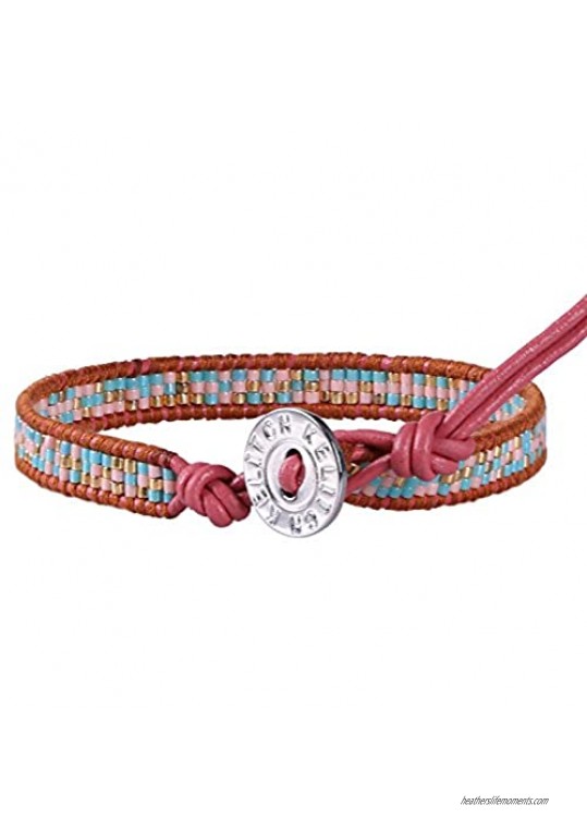 KELITCH Lapis Lazuli Miyuki Seed Beads Bracelet for Women Men Friendship Handmade Adjustable Rope Bangle Fashion Jewelry