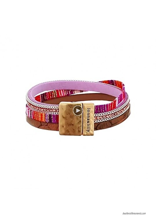 Lonna & Lilly Women's Bracelet Wrap Pink