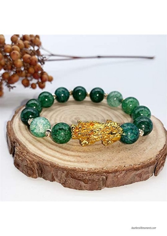 YGLINE 7 Chakra Stone Bead Bracelets Yoga Reiki Healing Crystals Gemstone Beaded Bracelet Friendship Inspirational Charm Bracelet for Women Men