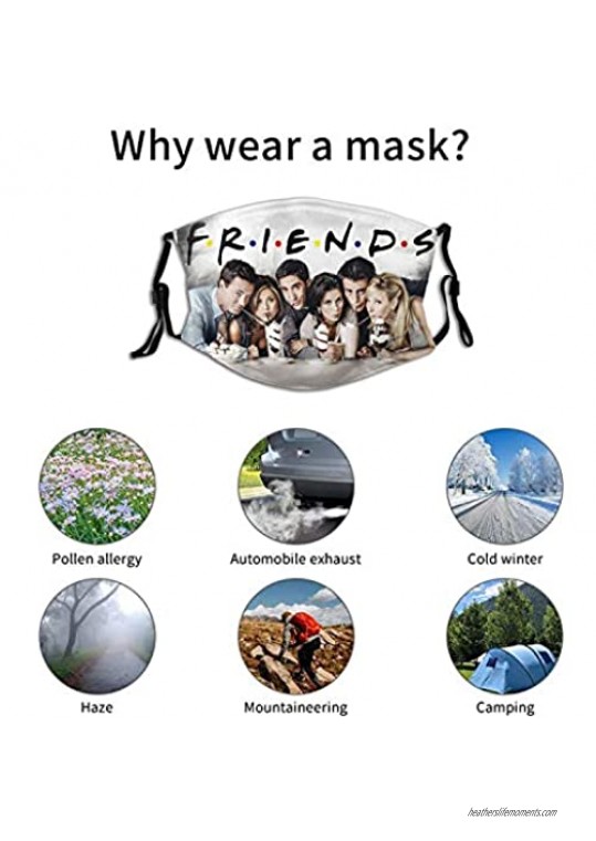 EPIC POETRY 2-Pack Face Mask Film Character Theme Cover with Adjustable Elastic Strap for Adults，Dustproof and Windproof Balaclava for Men and Women