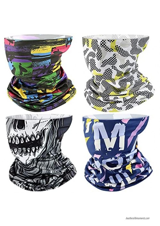 Neck Gaiter  Face Cover Mask Bandana for Sports Fishing Cycling Motorcycle Festival Outdoors  Sun UV Dust Wind Protection