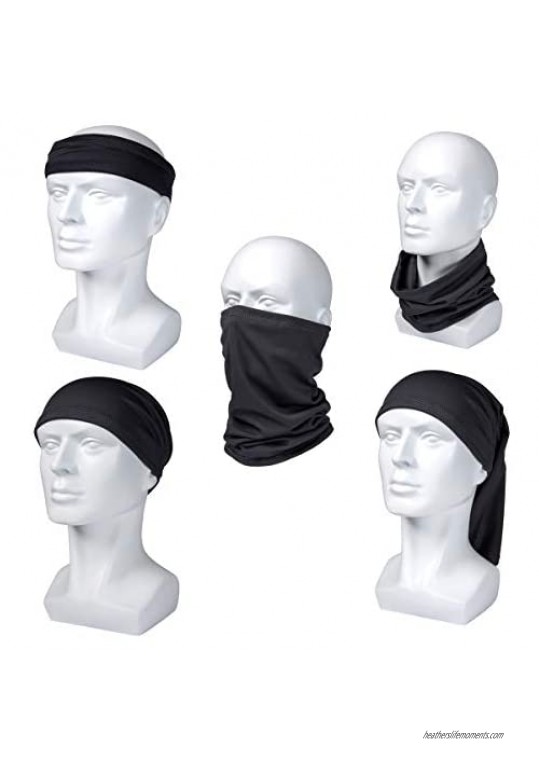Sun UV Protection Neck Gaiter Face Mask Washable Reusable Face Cover Scarf Dust Wind Bandana Balaclava for Fishing Hiking
