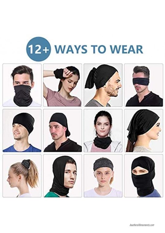 TANSTC Neck Gaiters for Men Women Cooling Face Masks Coverings Balaclava Bandana
