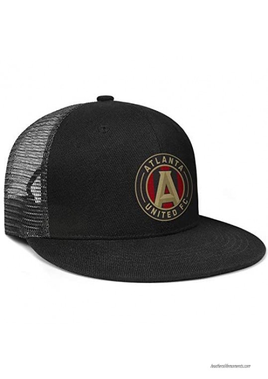 Baseball Hats for Men Women Cool Flat Bill Mesh Adjustable Hip-Hop Cap Snapback