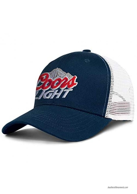 Beer Hat for Men Baseball Cap Embroidered Adjustable Vintage Mesh Snapback Sun Hat Trucker Hats