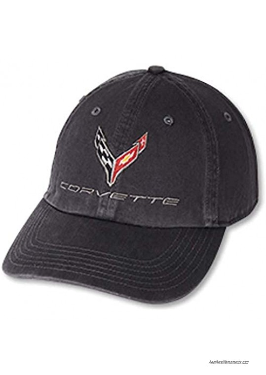 C8 Corvette Next Generation Garment Washed Hat (Charcoal)