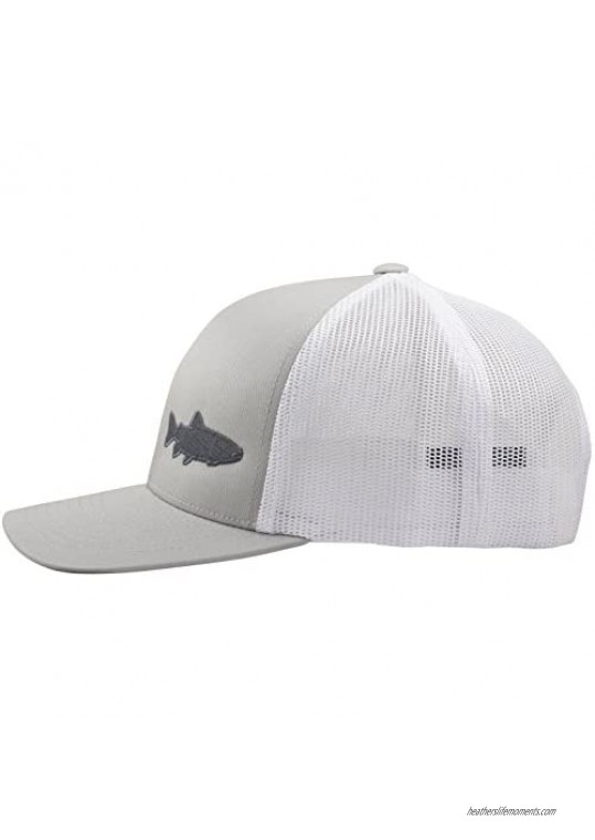 LINDO Trucker Hat - Trout Fishing 2.0 (Silver/White)