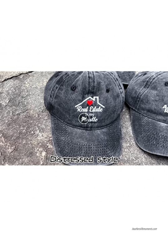 LOKIDVE Home Girl Baseball Cap Washed Cotton Distressed Realtor Hat for Real Estate Agent