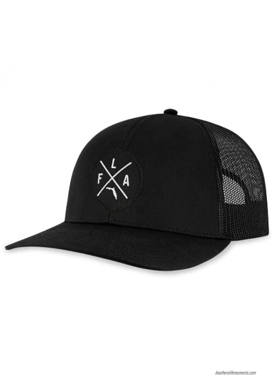 State X Design Trucker Hats - Patch Style - Baseball Cap Mesh Snapback Golf Hat