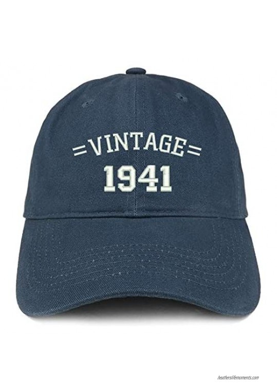 Trendy Apparel Shop Vintage 1941 80th Birthday Baseball Cap