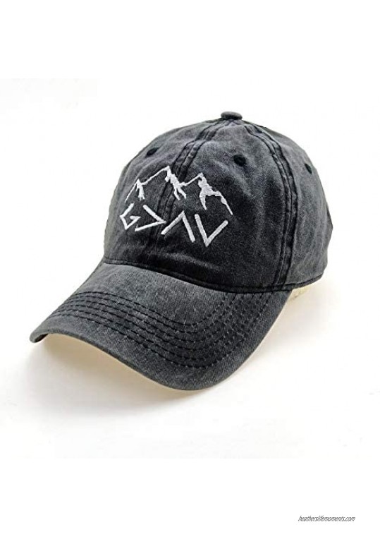 wiuhauhjj Embroidered Baseball Cap Denim Hat for Men Women Adjustable Unisex Style Headwear
