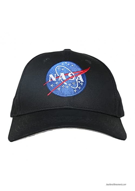 XANX SMON NASA Baseball Daddy Hat Blue Line Embroidered Space Patch Cap
