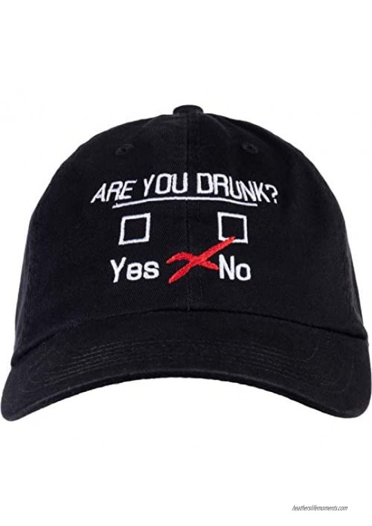 You Drunk? | Funny Beer Drinking Bar Party Humor Gag Gift Men Women Baseball Dad Hat Black