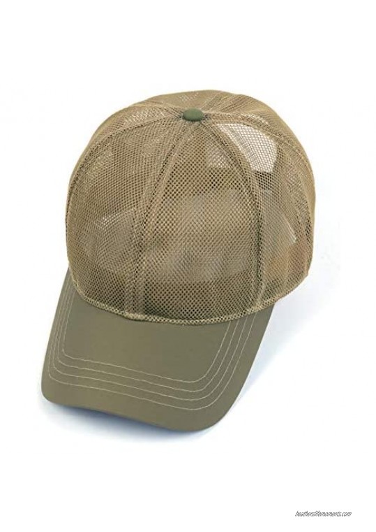 Zylioo XXL Oversize Baseball Mesh Cap Breathable Quick Dry Running Hat Adjustable Summer Caps for Big Heads 23.5"-25.5"
