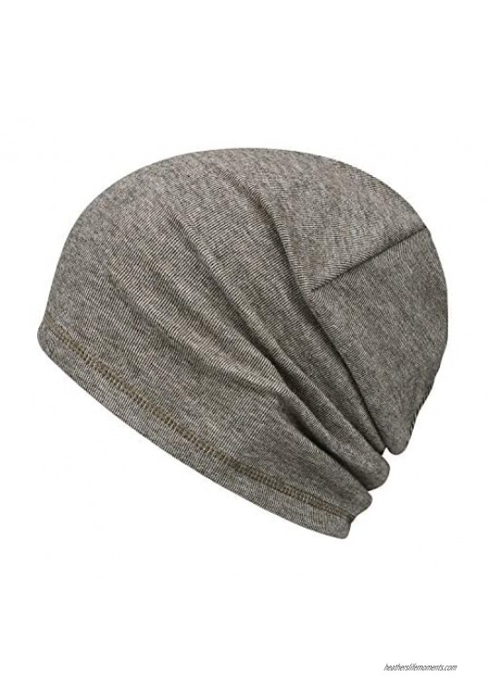 Fleece Beanie- Warm Slouchy Soft Men's Winter Hat Fits for Skiing Jogging & Women Daily Use