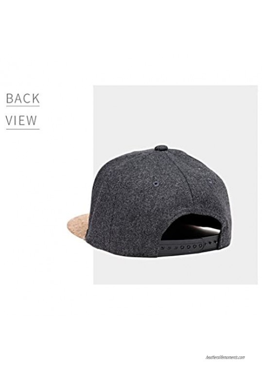 Little bear family Outdoor Men's hat Woolen Wool Cork Hats Snapback