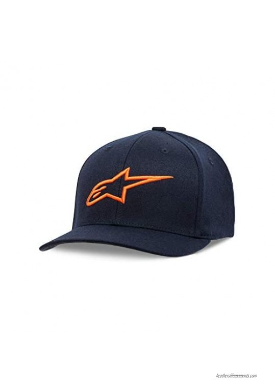 Alpinestars Standard Curve Hat Navy/Orange Lg/XL Multi one Size