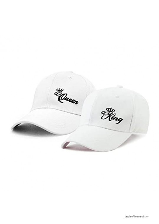 King Queen Hats Matching Snapbacks Hip Hop Hats Couples Snapback Caps Adjustable