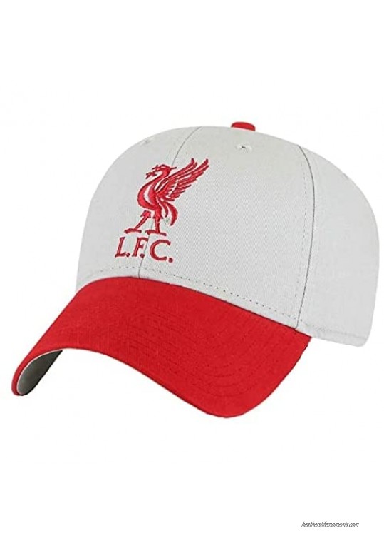 Liverpool FC Red/Grey Crest Cap - Authentic EPL Merchandise