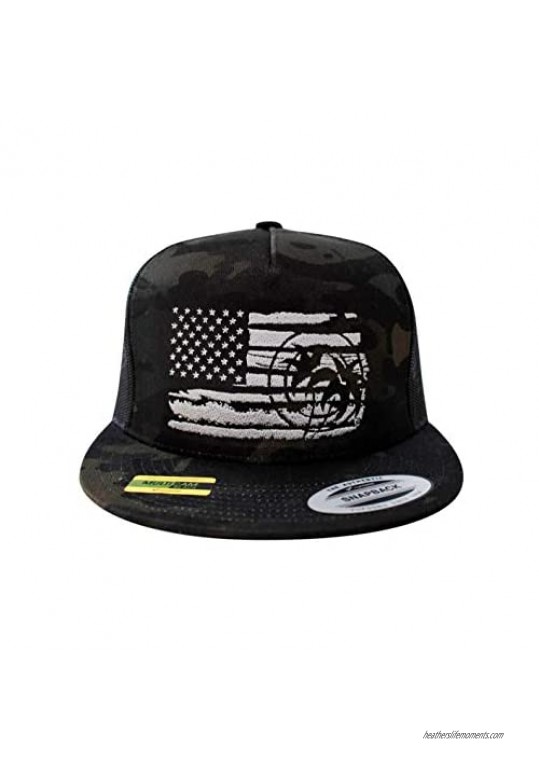 NICERIDE Baseball Cap – Strong Faded Snapback Mesh Back Trucker Hat 6006
