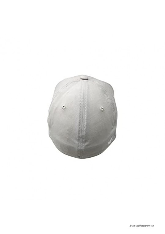 RVCA Hat Cap Flexfit MAHW3RSF Grey (Small/Medium)