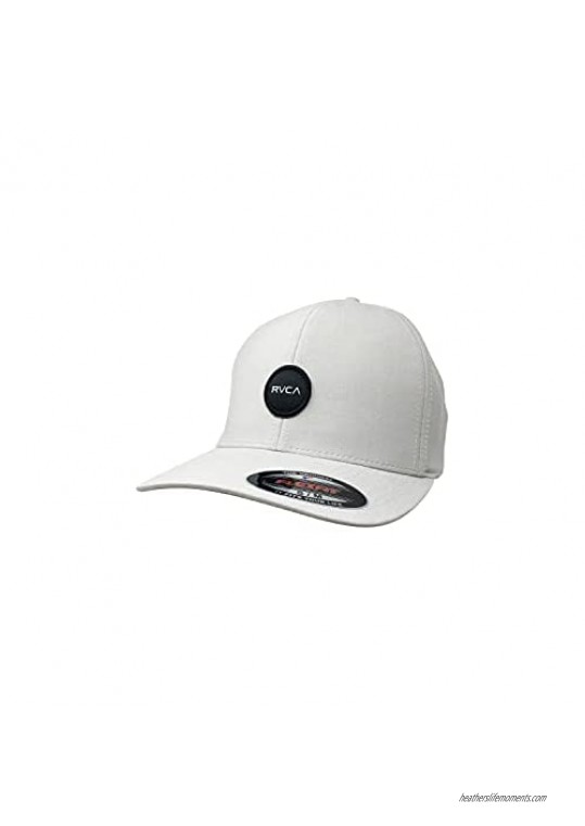 RVCA Hat  Cap Flexfit MAHW3RSF Grey (Small/Medium)