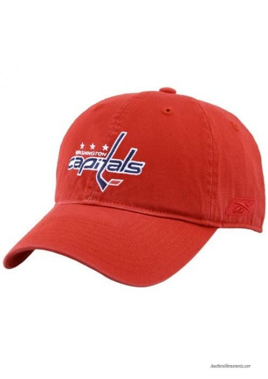 Washington Capitals Red BL Slouch Adjustable Hat