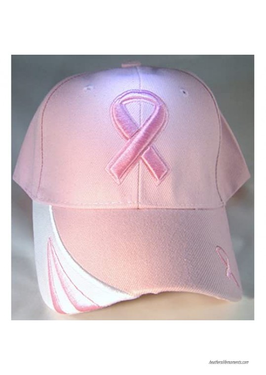 Y&W Headwear Breast Cancer Awareness Pink Pink White Size One Size Fits Most