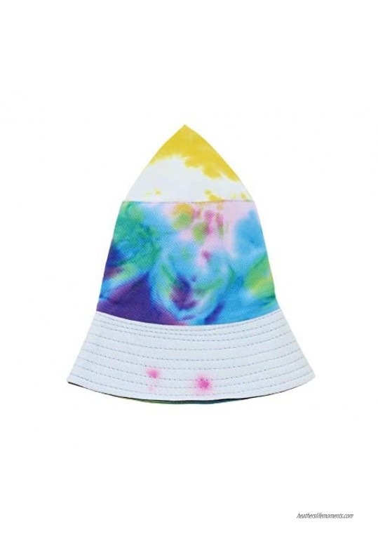 Bucket Hat Reversible Fishing Hats for Women Two Sides Sun Athletic Outdoor Cap Beach Hat