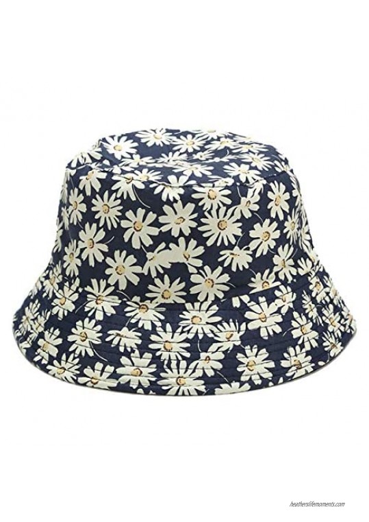 Funshow Women's Bucket Hat Packable Fisherman Cap Beach Sun Hat