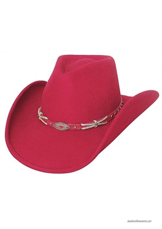 Bullhide Hats 0678R Emotionally Charged Small Red Cowboy Hat