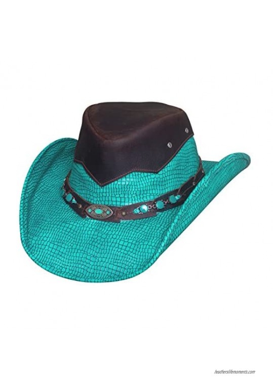Bullhide Hats Jealous Turquoise Leather Hat