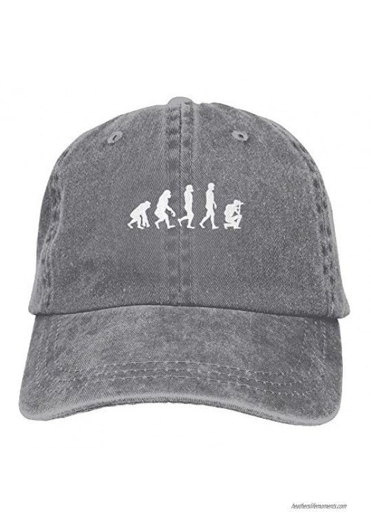 Evolution of The Photographer Easy Adjustable Unconstructed Mans Nature Hat Stetson Adults Gifts Natural