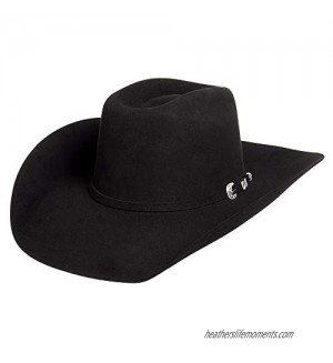 RESISTOL Mens Cody Johnson by 15X Mold Breaker Black 4 1/4 Brim Felt Cowboy Hat