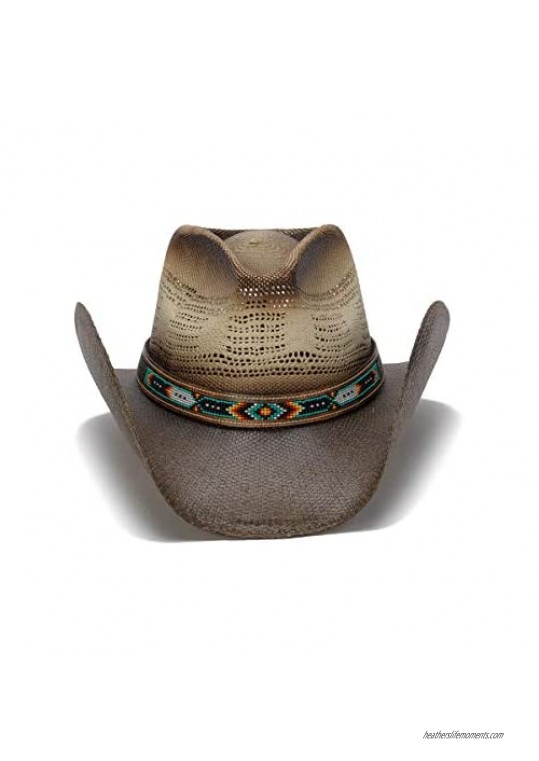Stampede Hats Women's Montana Color Bead Two Tone Cowboy Hat