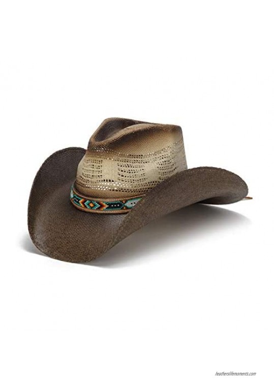 Stampede Hats Women's Montana Color Bead Two Tone Cowboy Hat