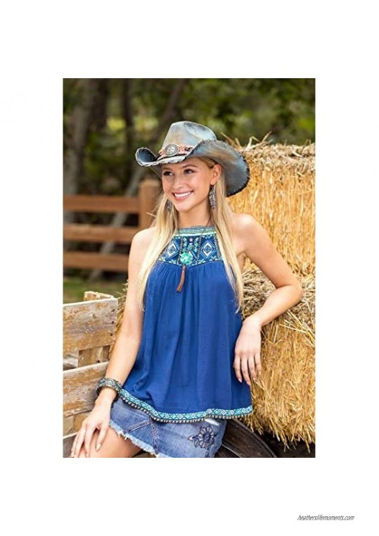 Stampede ONE Size FITS Most Hat -Women's Blue Cattlemen Western