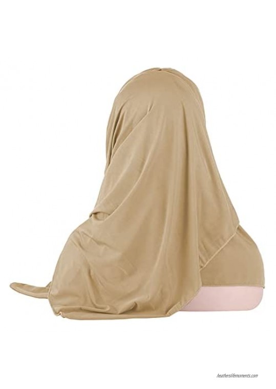 AIBEARTY Women Glitter Sequin Hijab Muslim Head Wrap Scarf Long Turban Headband Hair Cap Shawl