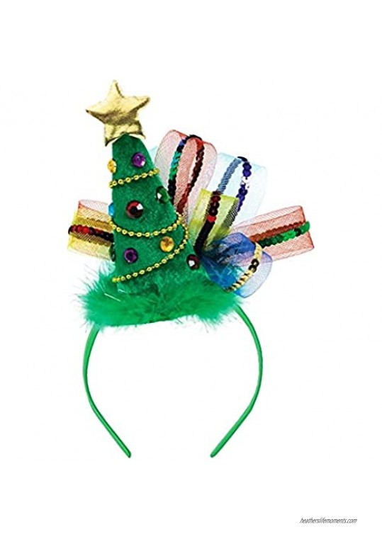 Christmas Tree Fashion Headband  8" x 7.9"