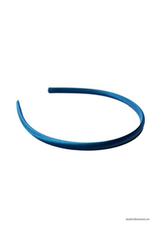 CoverYourHair Satin Headband - 0.5 cm - 48 pcs Beautiful Flexible Headbands
