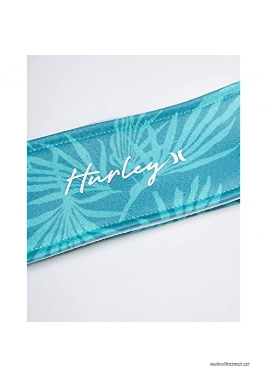 Hurley Women's Headband - Holly Sweat Resistant Quick Drying Performance Sweatband Size One Size Light Aqua