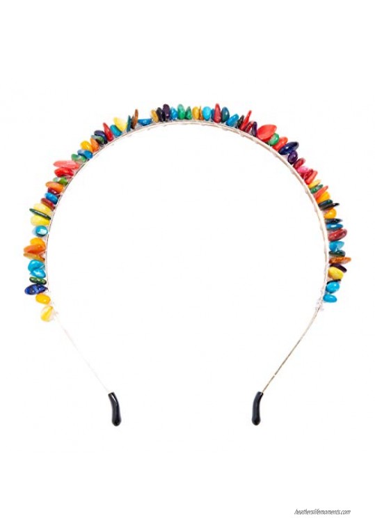 L. Erickson Seaside Headband - Rainbow Multi