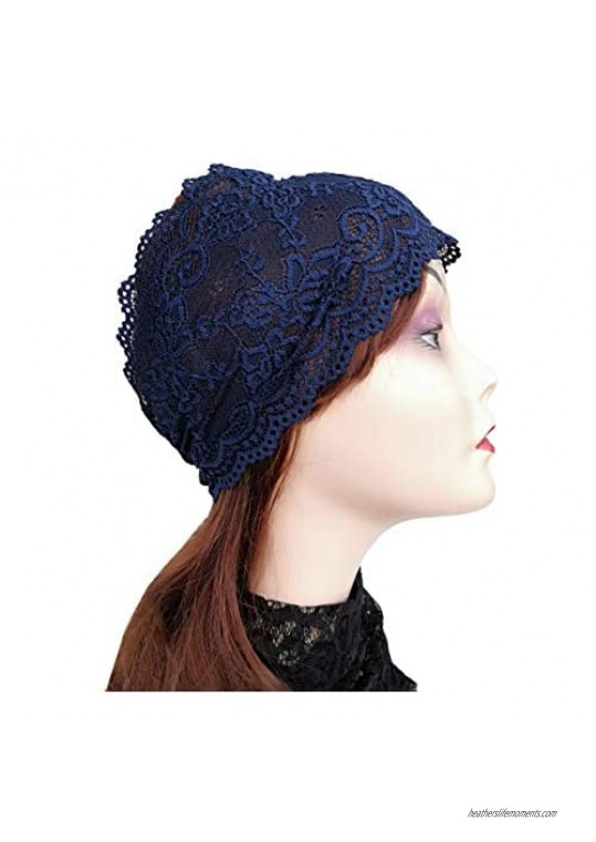 Lace Headbands for Women Headcovering Church Lace Headwrap for Women