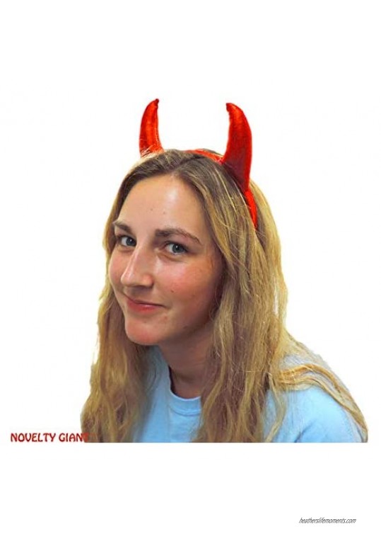 Red Devil Horns Headband