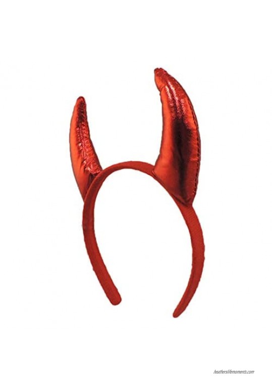 Red Devil Horns Headband