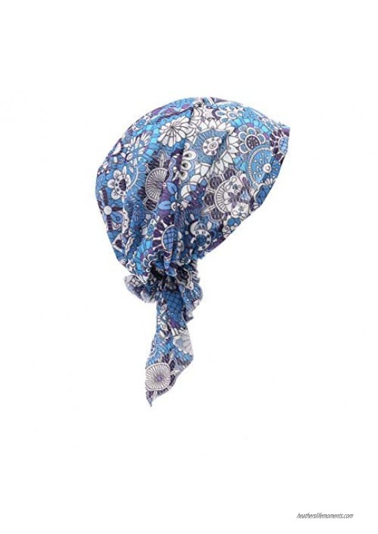 CEAJOO Slip-On Scarf-Caps for Women with Chemo Cancer Hair Loss