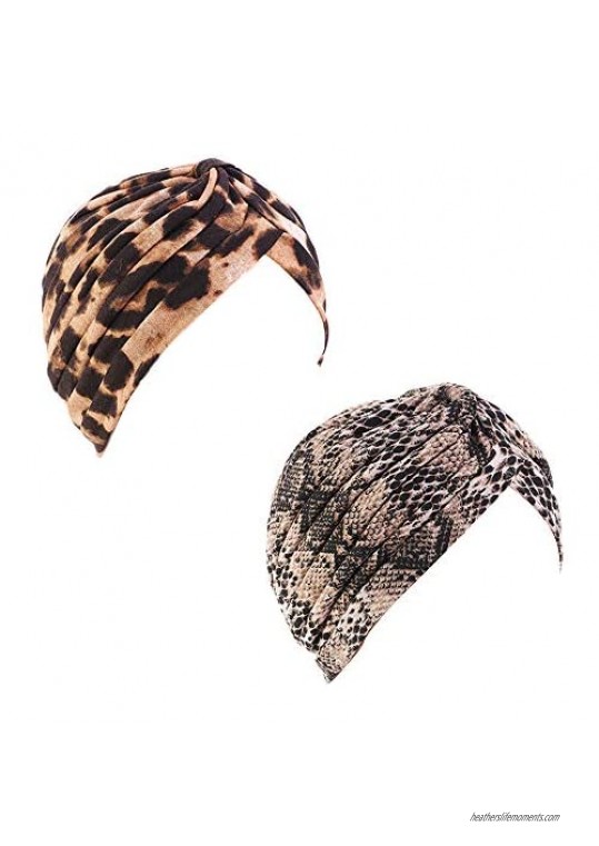 New Women’s Cotton Turban Flower Prints Beanie Head Wrap Chemo Cap Hair Loss Hat Sleep Cap