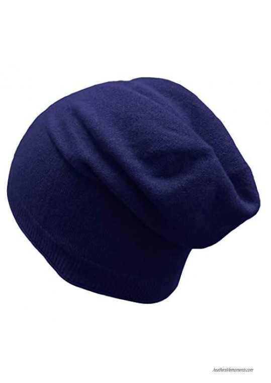 State Fusio Unisex Plain Knit Beanie Cashmere Merino Wool Extra Warm and Soft Winter Hat