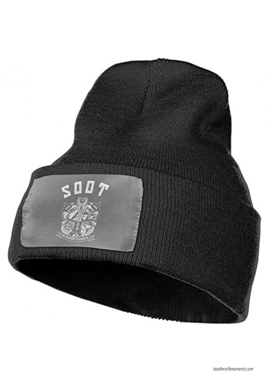 Wilbur Soot Unisex Knit Hat Cap Warm Winter Stylish Stretchy Soft Multifunctional Headwear