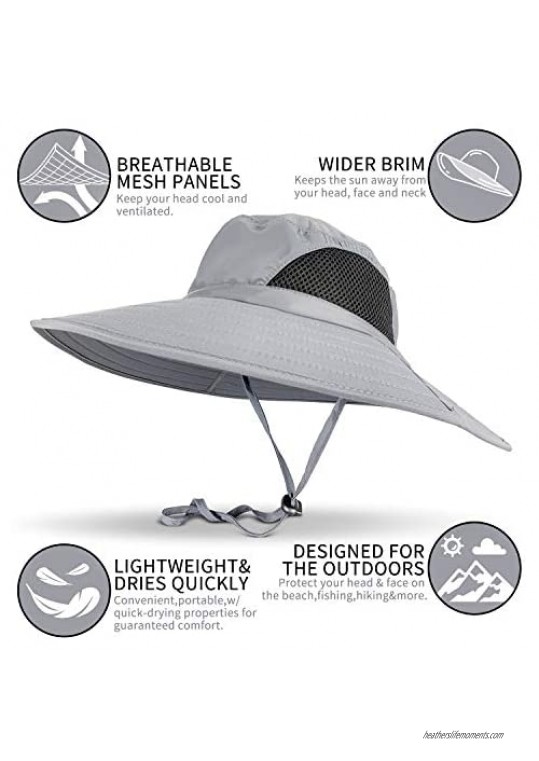 Bonnie Sun Hats for Women Men Waterproof UV Protection Wide Brim Hat